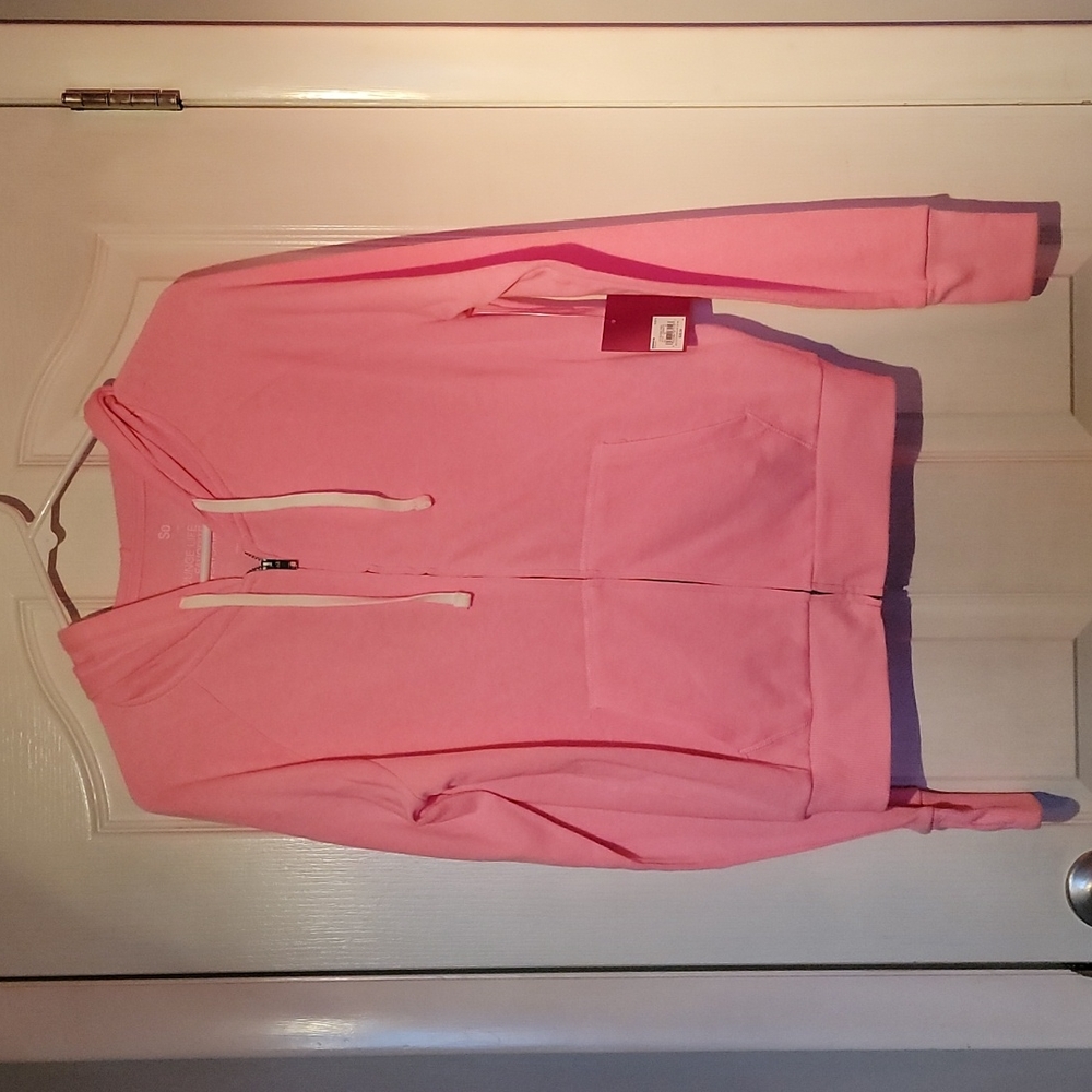 So Brand Lightweight Hoodie Light Pink Size Small